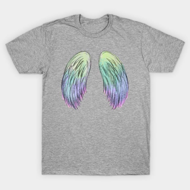 angel wings T-Shirt by ithacaplus